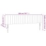 Kopfteile 2 Einheiten aus cremefarbenem Stoff 100x5x78/88 cm von , Kopf- und Fußteile - Ref: Foro24-346289, Preis: 74,95 €, R...