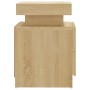 Nachttisch aus Sonoma-Eichen-Engineered-Holz 45x35x52 cm von vidaXL, Nachttische - Ref: Foro24-326852, Preis: 86,99 €, Rabatt: %