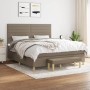 Boxspringbett mit taupegrauer Stoffmatratze 160x200 cm von , Betten und Lattenroste - Ref: Foro24-3137249, Preis: 649,12 €, R...