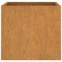Jardinera de acero corten 32x30x29 cm de , Maceteros y jardineras - Ref: Foro24-821547, Precio: 35,10 €, Descuento: %