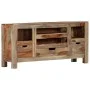 Solid gray sheesham wood sideboard 100x30x50 cm by , Sideboards - Ref: Foro24-247751, Price: 223,60 €, Discount: %