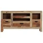 Solid gray sheesham wood sideboard 100x30x50 cm by , Sideboards - Ref: Foro24-247751, Price: 223,60 €, Discount: %