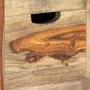 Aparador de madera maciza de sheesham gris 100x30x50 cm de , Aparadores - Ref: Foro24-247751, Precio: 223,58 €, Descuento: %