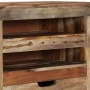 Aparador de madera maciza de sheesham gris 100x30x50 cm de , Aparadores - Ref: Foro24-247751, Precio: 223,58 €, Descuento: %