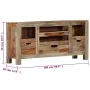 Sideboard aus massivem grauem Palisanderholz, 100 x 30 x 50 cm von , Sideboards - Ref: Foro24-247751, Preis: 223,60 €, Rabatt: %