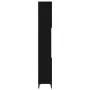 Armario de baño madera contrachapada negro 30x30x190 cm de , Muebles de baño - Ref: Foro24-819797, Precio: 95,97 €, Descuento: %