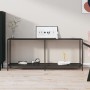 Black tempered glass console table 180x35x75.5 cm by , Side tables - Ref: Foro24-331703, Price: 117,89 €, Discount: %