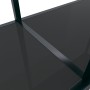 Black tempered glass console table 180x35x75.5 cm by , Side tables - Ref: Foro24-331703, Price: 117,89 €, Discount: %