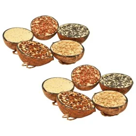 Bird food in coconut halves 10 units 290 g by , Bird food - Ref: Foro24-170901, Price: 37,32 €, Discount: %