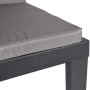Lounger with anthracite gray PP cushions by , Loungers - Ref: Foro24-364723, Price: 179,95 €, Discount: %