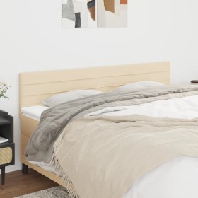 Headboards 2 units of cream-colored fabric 80x5x78/88 cm by , Headboards and footboards - Ref: Foro24-346163, Price: 67,99 €,...