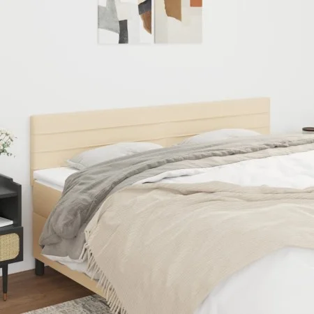 Headboards 2 units of cream-colored fabric 80x5x78/88 cm by , Headboards and footboards - Ref: Foro24-346163, Price: 66,33 €,...