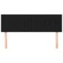 Cabeceros 2 unidades tela negro 72x5x78/88 cm de , Cabeceros y pies de cama - Ref: Foro24-346244, Precio: 51,50 €, Descuento: %