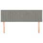 Kopfteile 2 Einheiten hellgrauer Samt 72x5x78/88 cm von , Kopf- und Fußteile - Ref: Foro24-346250, Preis: 65,80 €, Rabatt: %