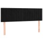Kopfteile 2 Einheiten aus schwarzem Samt 72x5x78/88 cm von , Kopf- und Fußteile - Ref: Foro24-346252, Preis: 57,72 €, Rabatt: %
