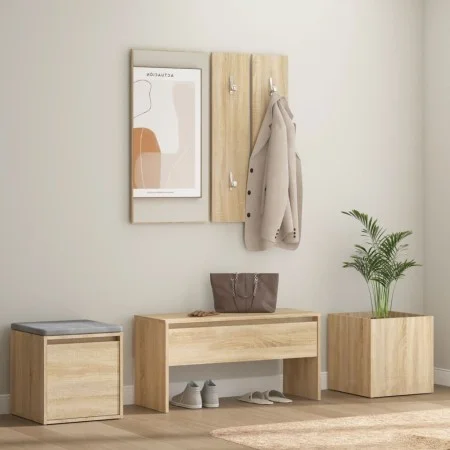 Flurmöbel-Set aus Sonoma-Eichensperrholz von , Kleiderschränke - Ref: Foro24-3082065, Preis: 133,16 €, Rabatt: %