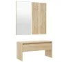 Flurmöbel-Set aus Sonoma-Eichensperrholz von , Kleiderschränke - Ref: Foro24-3082065, Preis: 133,16 €, Rabatt: %