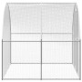 Gallinero de exterior de acero galvanizado 3x12x2 m