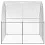 Gallinero de exterior de acero galvanizado 3x24x2 m