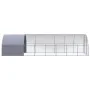 Galvanized steel outdoor chicken coop 3x8x2 m by , Cages and habitats for small animals - Ref: Foro24-3095475, Price: 582,34 ...