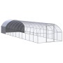 Galvanized steel outdoor chicken coop 3x12x2 m by , Cages and habitats for small animals - Ref: Foro24-3095477, Price: 839,75...