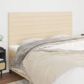 Headboards 4 units of cream-colored fabric 80x5x78/88 cm by , Headboards and footboards - Ref: Foro24-3116483, Price: 122,00 ...