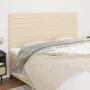Headboards 4 units of cream-colored fabric 80x5x78/88 cm by , Headboards and footboards - Ref: Foro24-3116483, Price: 122,00 ...