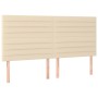 Kopfteile 4 Einheiten aus cremefarbenem Stoff 80x5x78/88 cm von , Kopf- und Fußteile - Ref: Foro24-3116483, Preis: 125,19 €, ...