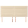 Kopfteile 4 Einheiten aus cremefarbenem Stoff 80x5x78/88 cm von , Kopf- und Fußteile - Ref: Foro24-3116483, Preis: 125,19 €, ...