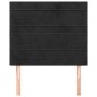 Kopfteile 2 Einheiten aus schwarzem Samt 80x5x78/88 cm von , Kopf- und Fußteile - Ref: Foro24-3116504, Preis: 58,37 €, Rabatt: %