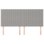 Kopfteile 4 Einheiten aus hellgrauem Stoff 100x5x78/88 cm von , Kopf- und Fußteile - Ref: Foro24-3116592, Preis: 95,92 €, Rab...