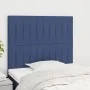 Headboards 2 units of blue fabric 80x5x78/88 cm by , Headboards and footboards - Ref: Foro24-3116550, Price: 60,98 €, Discoun...