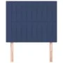 Headboards 2 units of blue fabric 80x5x78/88 cm by , Headboards and footboards - Ref: Foro24-3116550, Price: 60,98 €, Discoun...