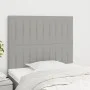 Headboards 2 units of light gray fabric 80x5x78/88 cm by , Headboards and footboards - Ref: Foro24-3116544, Price: 55,65 €, D...