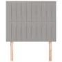 Headboards 2 units of light gray fabric 80x5x78/88 cm by , Headboards and footboards - Ref: Foro24-3116544, Price: 55,65 €, D...