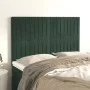 Kopfteile 4 Einheiten dunkelgrüner Samt 72x5x78/88 cm von , Kopf- und Fußteile - Ref: Foro24-3116621, Preis: 120,38 €, Rabatt: %