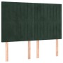Kopfteile 4 Einheiten dunkelgrüner Samt 72x5x78/88 cm von , Kopf- und Fußteile - Ref: Foro24-3116621, Preis: 114,35 €, Rabatt: %