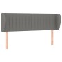 Kopfteil aus dunkelgrauem Stoff, 147 x 23 x 78/88 cm von , Kopf- und Fußteile - Ref: Foro24-3117381, Preis: 82,85 €, Rabatt: %