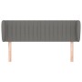 Kopfteil aus dunkelgrauem Stoff, 147 x 23 x 78/88 cm von , Kopf- und Fußteile - Ref: Foro24-3117381, Preis: 82,85 €, Rabatt: %