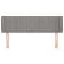 Cabecero de terciopelo gris claro 147x23x78/88 cm de , Cabeceros y pies de cama - Ref: Foro24-3117430, Precio: 67,70 €, Descu...