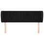 Kopfteil aus schwarzem Samt, 147 x 23 x 78/88 cm von , Kopf- und Fußteile - Ref: Foro24-3117432, Preis: 71,20 €, Rabatt: %