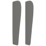 Headboard with dark gray fabric ears 83x23x118/128 cm by , Headboards and footboards - Ref: Foro24-3118071, Price: 71,73 €, D...