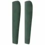 Headboard with dark green velvet ears 83x23x118/128 cm by , Headboards and footboards - Ref: Foro24-3118129, Price: 83,87 €, ...