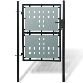 Schwarzes Gartenzauntor 100x225 cm von vidaXL, Gartentore - Ref: Foro24-141688, Preis: 199,69 €, Rabatt: %