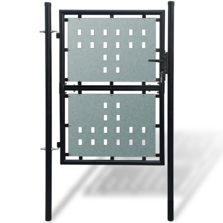Schwarzes Gartenzauntor 100x225 cm von vidaXL, Gartentore - Ref: Foro24-141688, Preis: 207,60 €, Rabatt: %