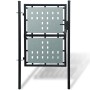 Puerta de valla de jardín negra 100x225 cm de vidaXL, Puertas de jardín - Ref: Foro24-141688, Precio: 207,48 €