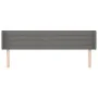 Dark gray fabric headboard 163x16x78/88 cm by , Headboards and footboards - Ref: Foro24-3118915, Price: 70,58 €, Discount: %