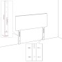Kopfteil aus taupegrauem Stoff, 163 x 16 x 78/88 cm von , Kopf- und Fußteile - Ref: Foro24-3119016, Preis: 71,86 €, Rabatt: %