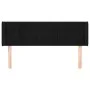 Cabecero de terciopelo negro 147x16x78/88 cm de , Cabeceros y pies de cama - Ref: Foro24-3119056, Precio: 62,54 €, Descuento: %