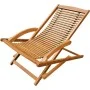 Tumbona de jardín con reposapiés de madera maciza de acacia de vidaXL, Tumbonas - Ref: Foro24-41806, Precio: 93,85 €, Descuen...